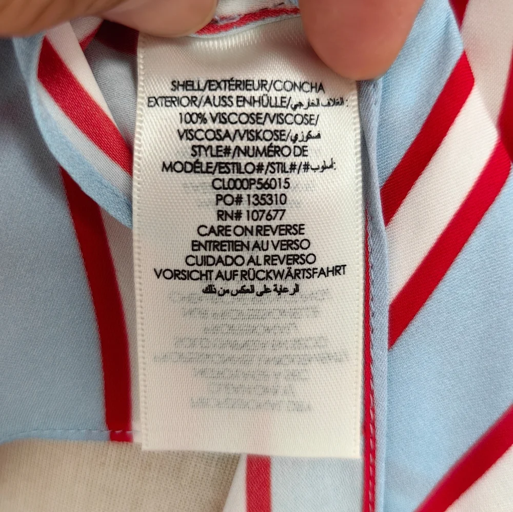 Alice+olivia DIMITRA OVERSIZED BUTTON DOWN - Picture 15 of 15